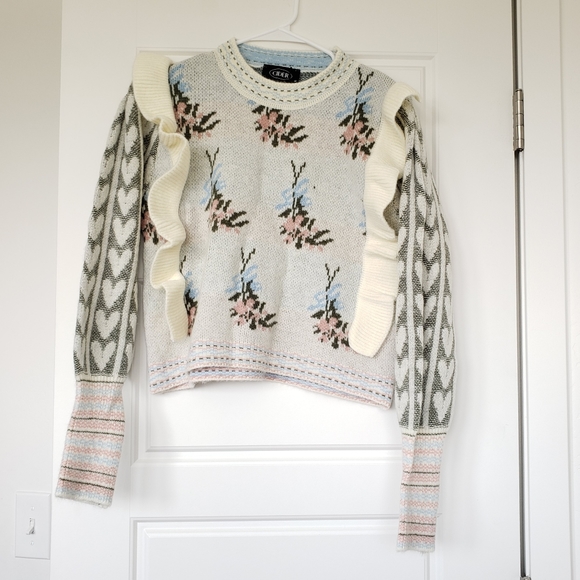 Cider Sweaters Cider Floral Sweater Poshmark